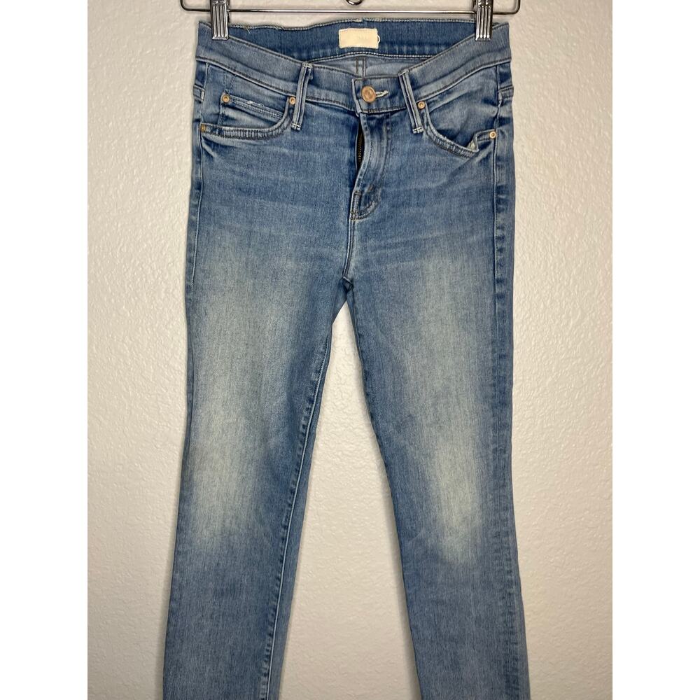 Mother Rascal Ankle Snippet Jeans Wild At Heart 24 - image 4